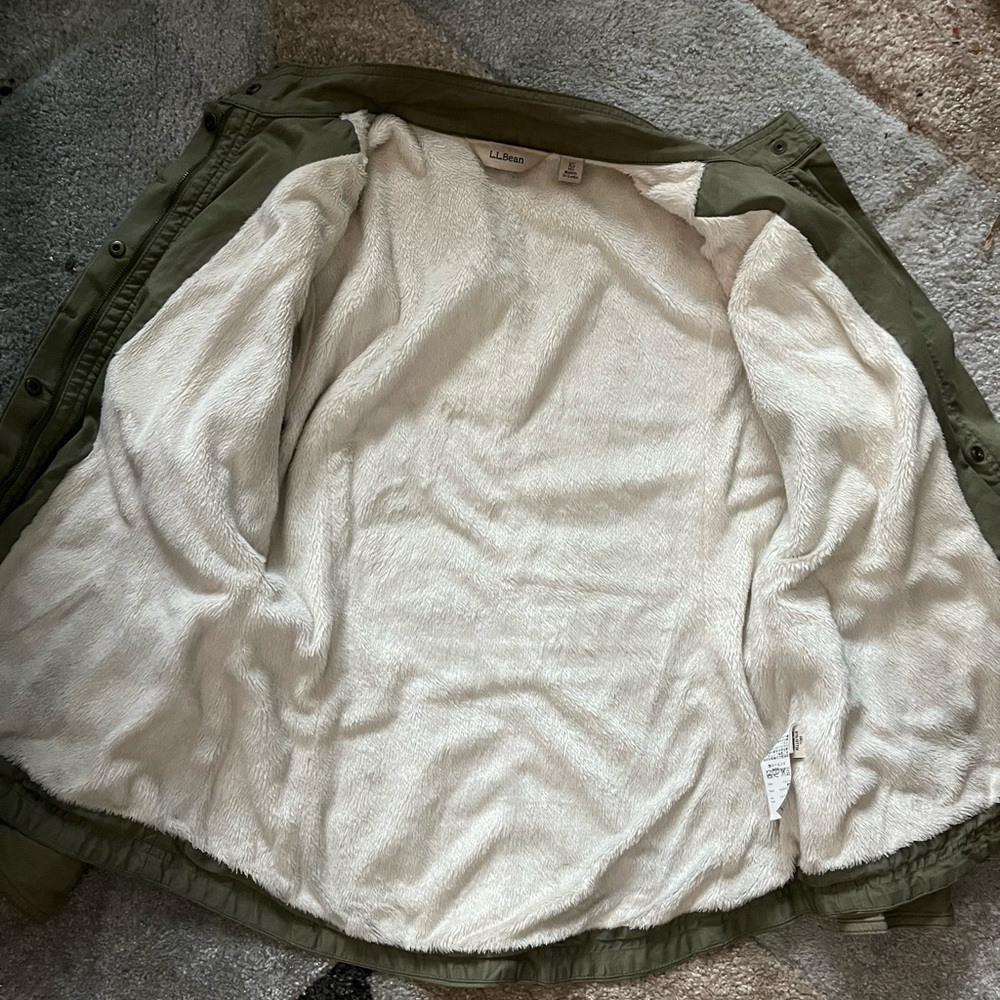 L.L. Bean Plush Lined Army Jacket - image 4